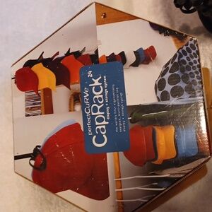 Mens hats cap rack holds up to 24 caps display and storage system